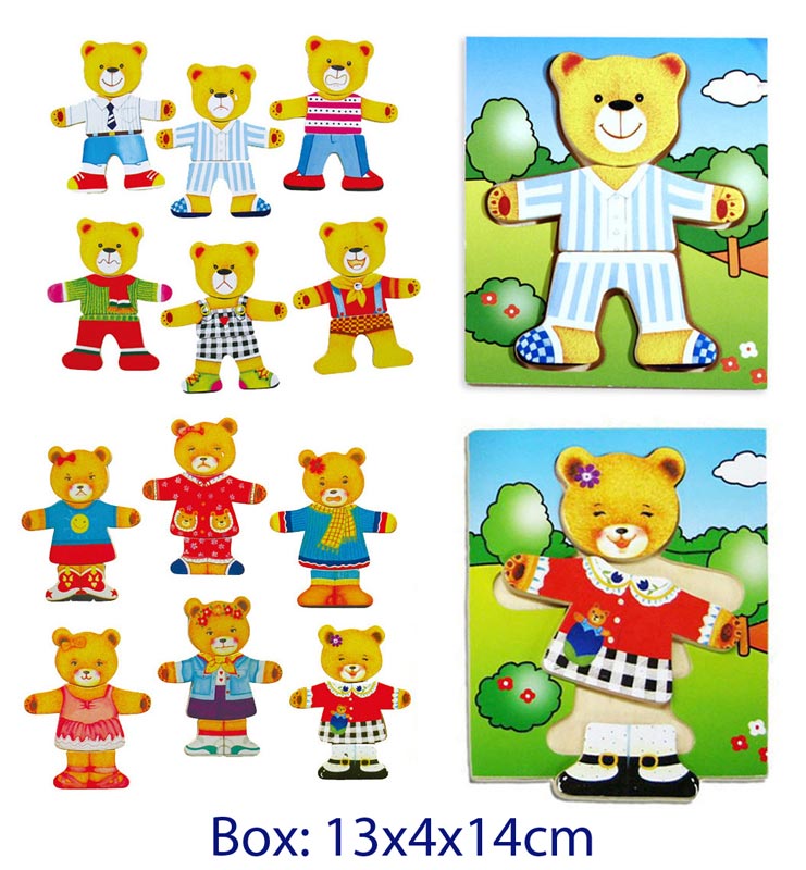 Puzzle - Bear Dress Up Image
